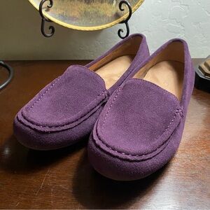 Vionic Women’s 9.5 W Debbie Moccasin Slip On Comfort Orthotic Shoes Violet $99